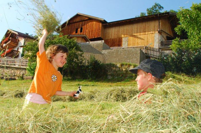 Familienferien auf dem Kinderbauernhof in Südtirol